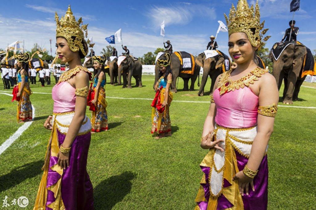 看泰国大象马球锦标赛,这比赛真是太有姿色了!