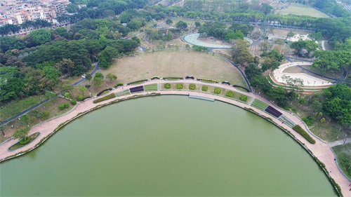 航拍带你看东莞植物园,又名绿色世界