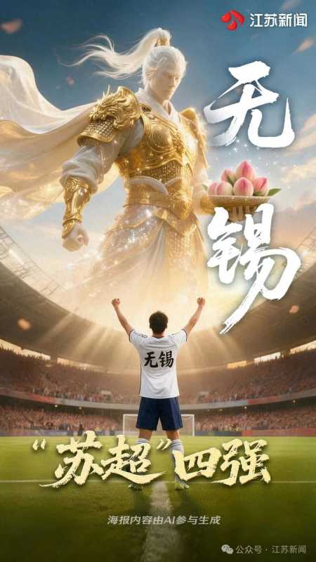 “苏超”无锡队3:0盐城队晋级四强