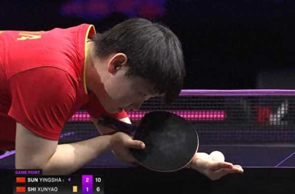 孙颖莎4:1石洵瑶晋级决赛